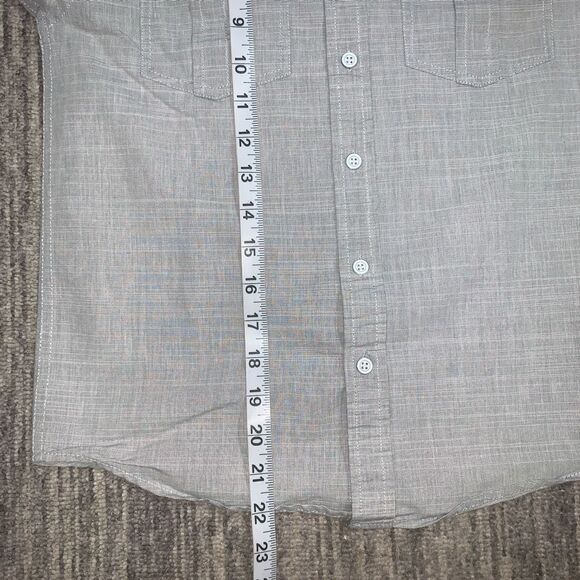 Paper Denim & Cloth Boy’s‎ Size 8 Grey Long Sleeve Casual Button Down Shirt Top - Picture 5 of 6